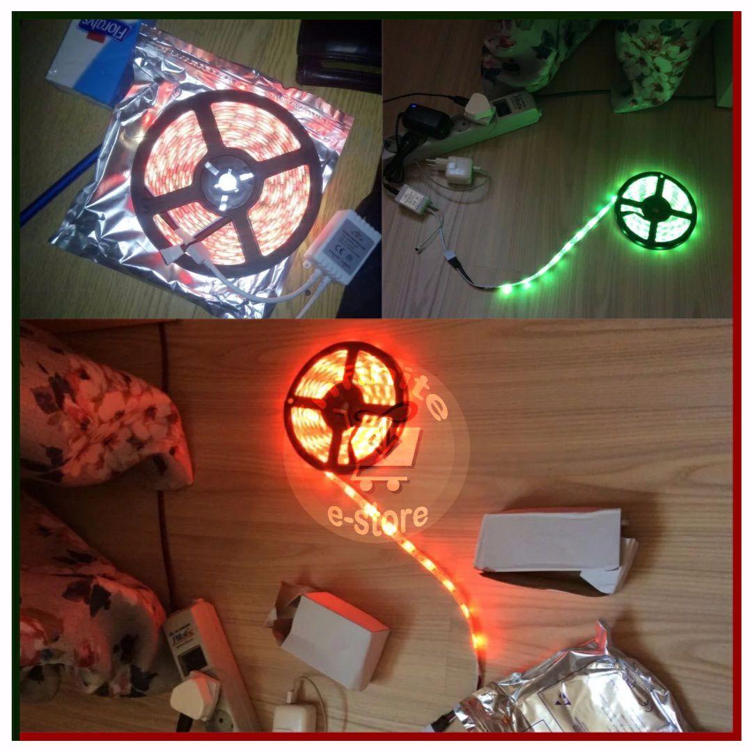 RGB Full Color Led Strip Light SMD3535 LED DC12V 16 Color SMD5050 60Leds/M Flexible Lighting Ribbon Tape. 