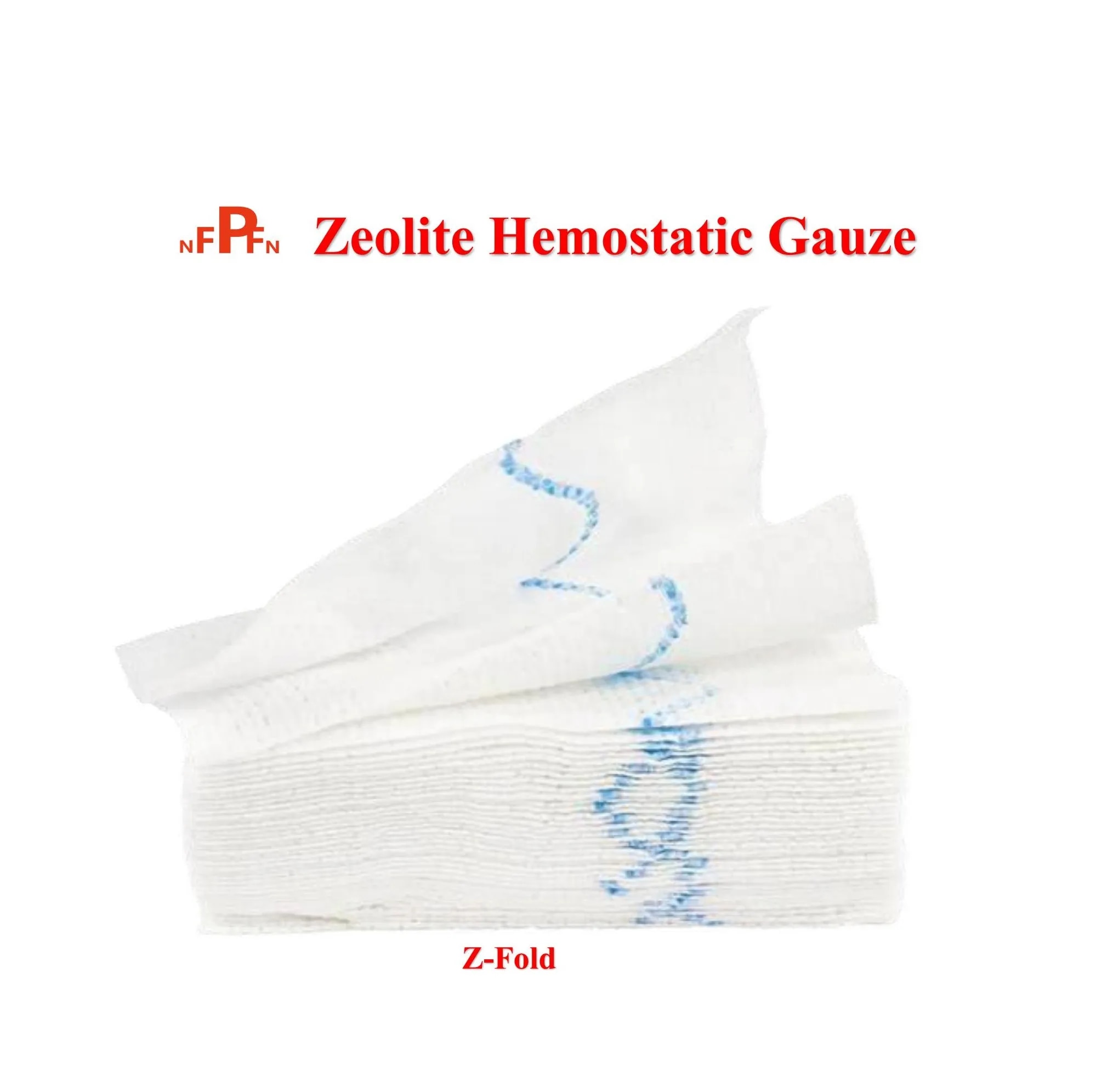 TCCC Tactical Zeolite Hemostatic Gauze Emergency Outdoor Binding Fixed Bandage First Aid Kit Medical Wound Dressing. 