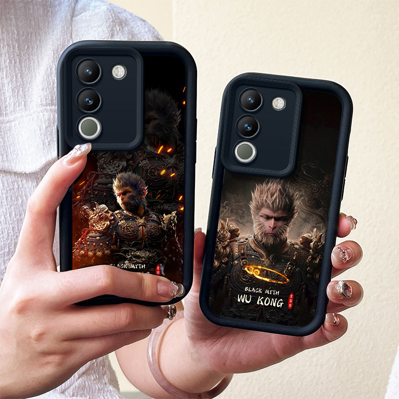 【Get One Free Brackets】Olige Case For VIVO Y01 Y03 Y11 Y12 Y12i Y15 Y15S Y16 Y17S Y18 Y19 Y20 Y21 Y21S Y27 Y28 Y30 Y35 Y36 Y50 Y52S Y56 Y72 Y75S Y77T Y78 Y100 Y200E V30 Lite New creative silicone frosted cartoon anime Sauron Phone Case Back Cover. 