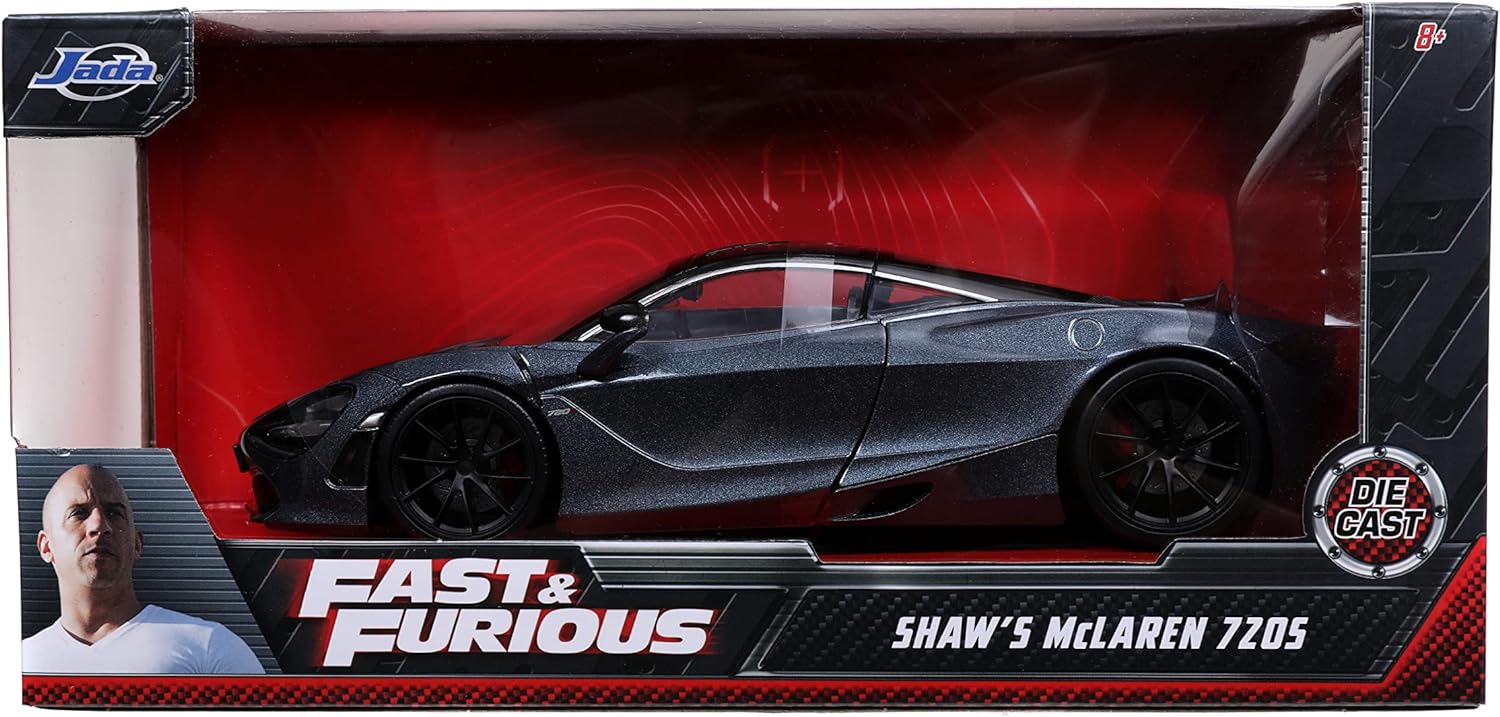 Jada Fast & Furious Hobbs & Shaw: SHAWS MCLAREN 720S 1:24 Scale. 