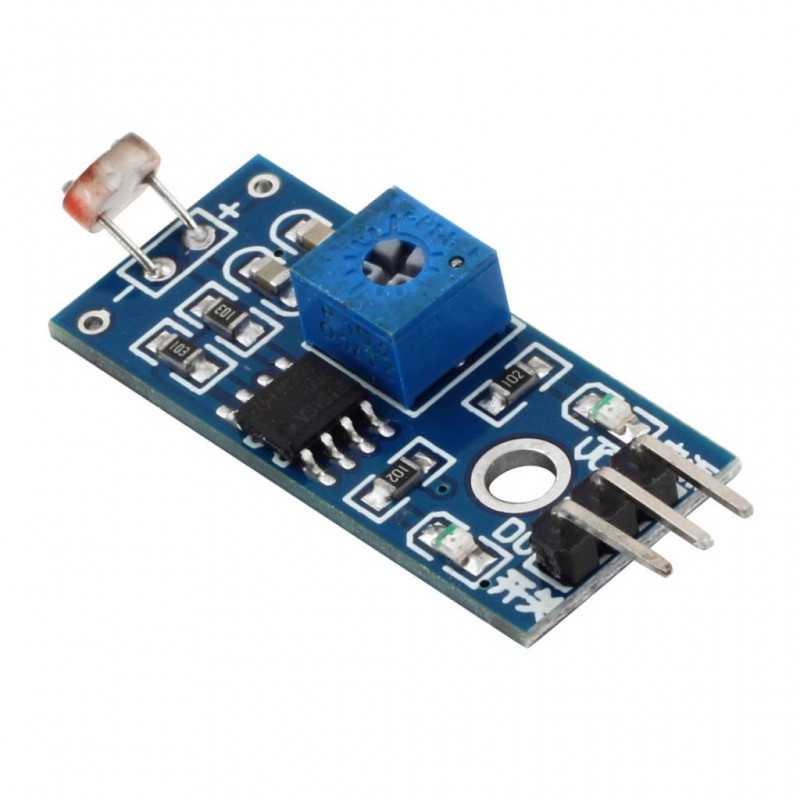 LDR Sensor Module 3 Pin DC 3.3-5V Photoresistor Photo Cell Light Dependent Resistor LDR Sensor For Night Light Street Light Sensor Automatic Headlight Dimmer Control Photo Light Resistor. 