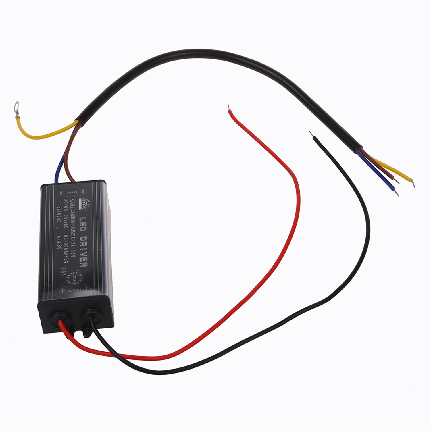 30W LED Driver Constant Current Driver Power Supply Transformer Waterproof with High Power 30W LED Chip Bulb Light Lamp DIY White 2200Lm 6500K. 