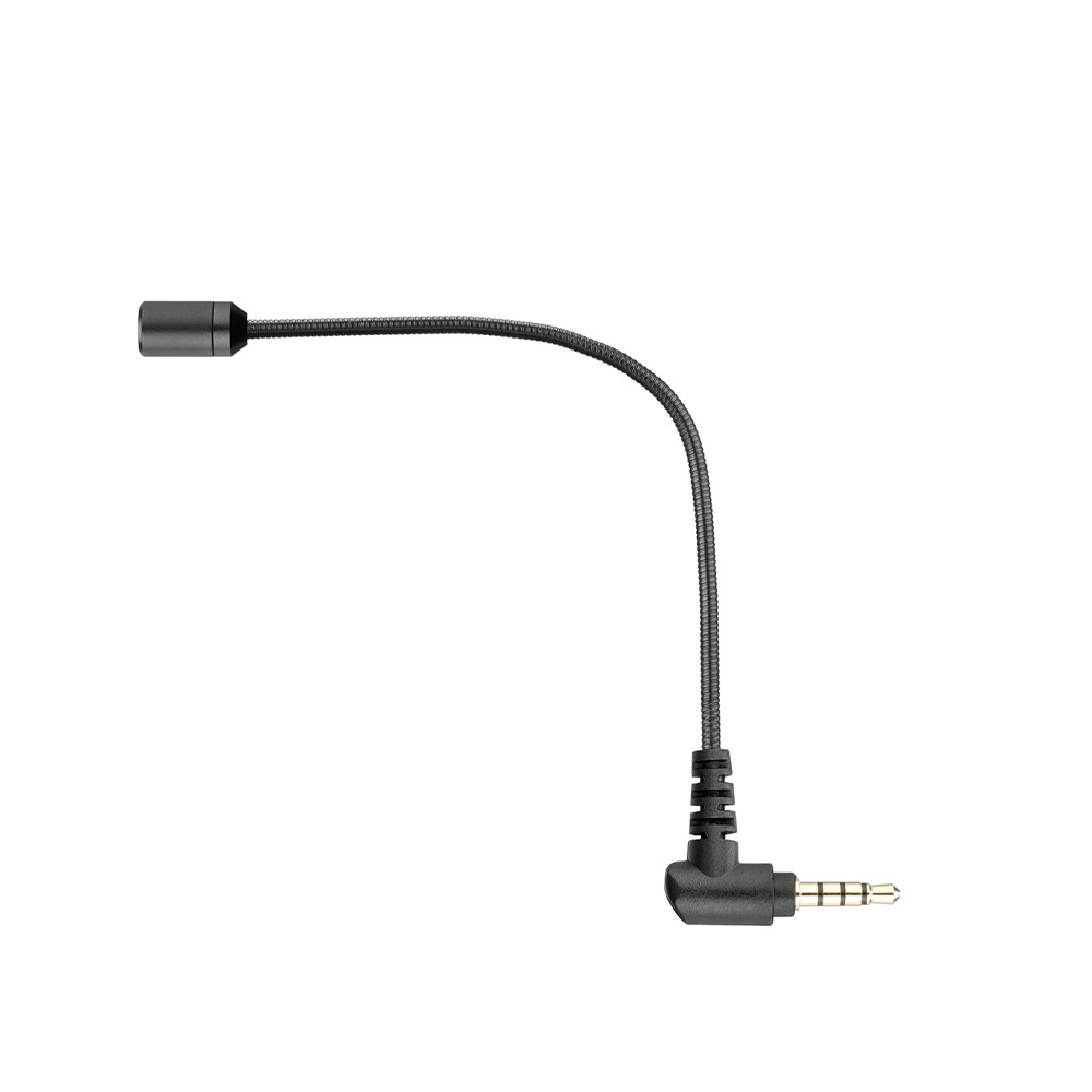 BOYA BY-UM4 3.5mm TRRS Omnidirectional Gooseneck Microphone for iOS Android Smartphone PC with Combo Headphone Mic Jack