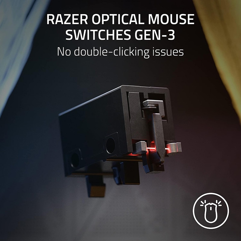 Razer DeathAdder V3 Wired Gaming Esports Mouse 59g Ultra-Lightweight Ergonomic Form Focus Pro 30K Optical Sensor. 