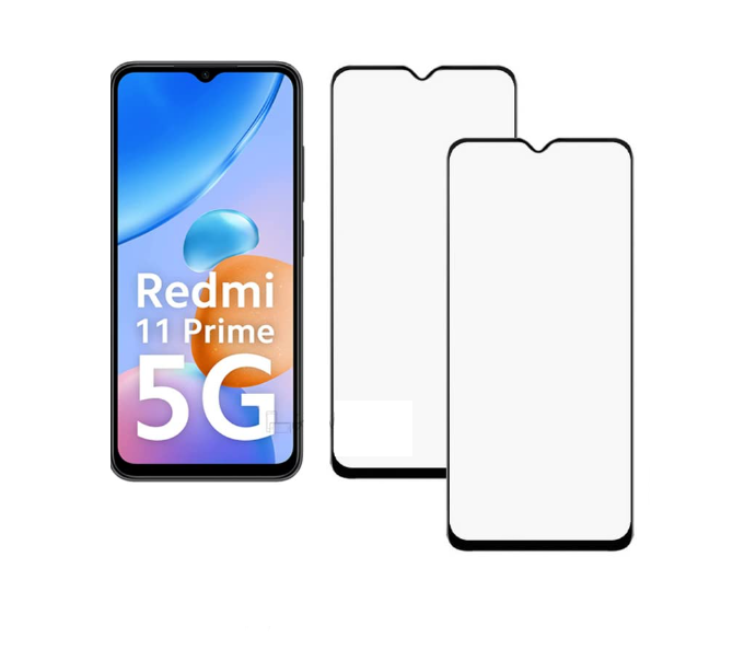 Redmi 11 Prime 5G Rainbow Tempered Glass Screen Protector (Full Screen Coverage)