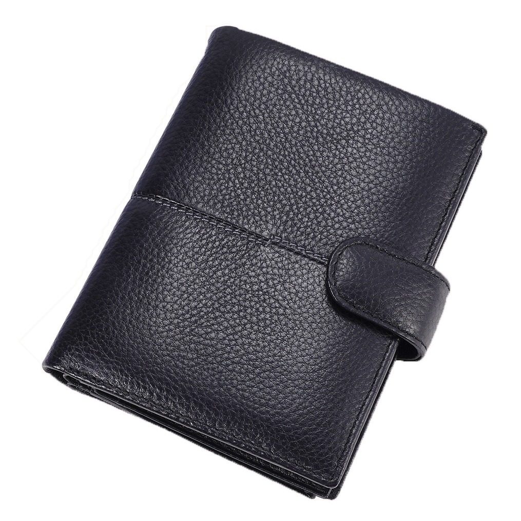 Kyodo шелик High grade for men's Russian leather passport wallet and document bag. 