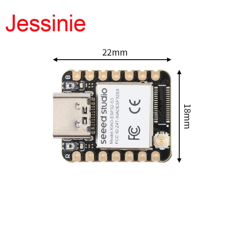 Seeed Studio Xiao Esp32s3 2.4g Development Board Seeeduino Esp32-S3 Wifi Wireless Ble Mesh 5.0 8mb Flash Module For Arduino. 