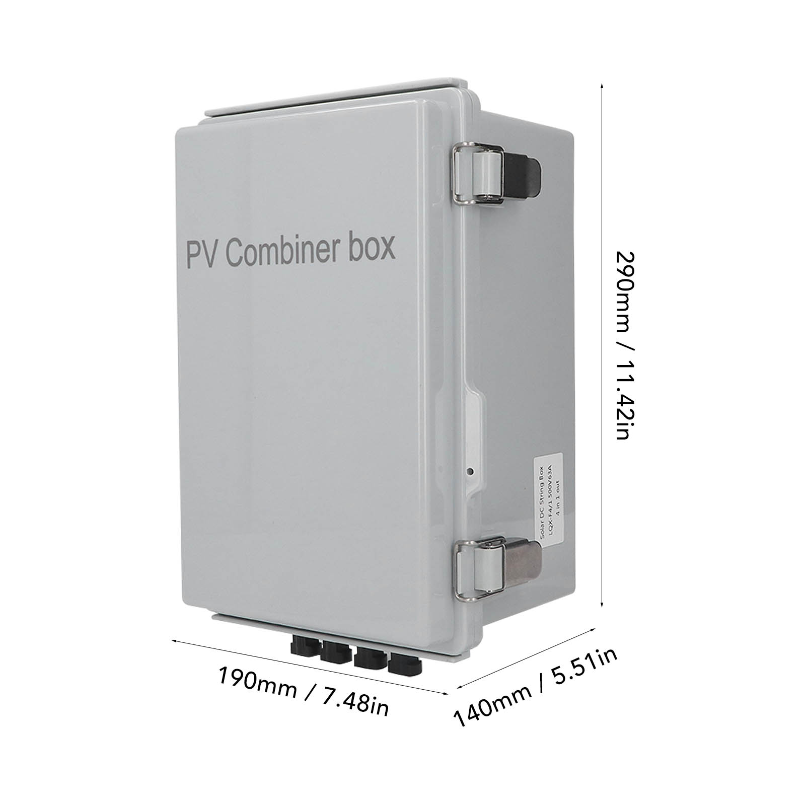 PV Combiner Box, DC 500V Solar Combiner Box for Protection. 