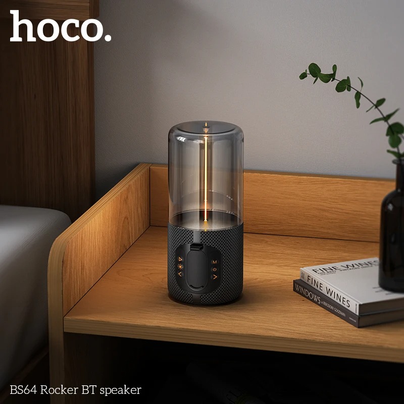 HOCO BS64 Portable Wireless Bluetooth Speaker Stereo Surround Metallic Outdoor Waterproof Portability 3-Hour Playtime. 