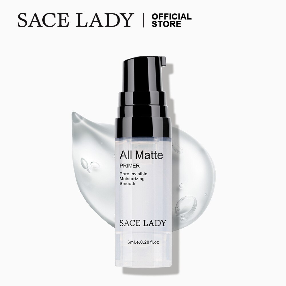 SACE LADY Face Primer Base Natural All Matte Foundation Pores Invisible Oil-Control Base Moisturizing Smooth Fine Lines Cosmetic. 
