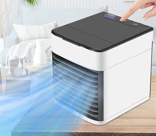 Newly style 3-In-1 Electric USB Portable Table Fan arctic air ultra Mini Air Cooler fan With 7 Color Led Night Light. 