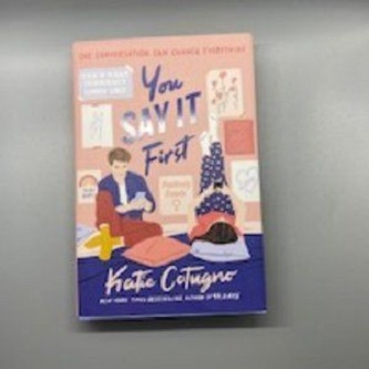 You Say It First by Katie Cotugno  ( Premium Paper and Matte Cover ). 