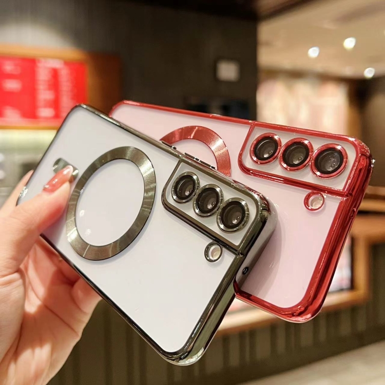 For Samsung Galaxy S20 FE 5G MagSafe Electroplating TPU Phone Case. 