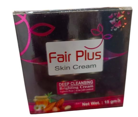 Fair Plus Skin Cream Deep Cleansing Braitening Cream 15 gm