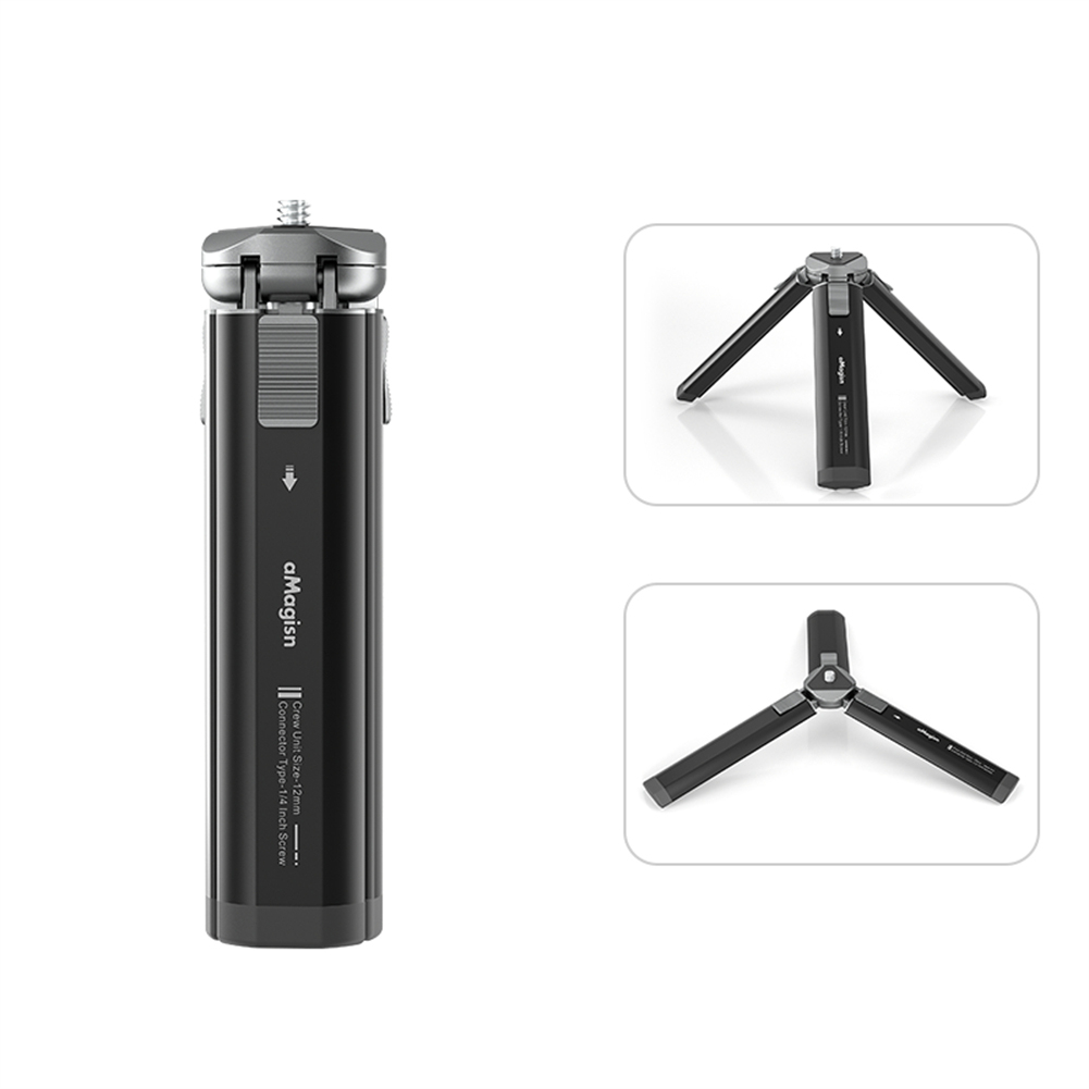 Camera Tripod Aluminium Alloy Gimbal Camera Stabilizer Tabletop Tripod Selfie Stick Tripod Action Camera Accessories. 