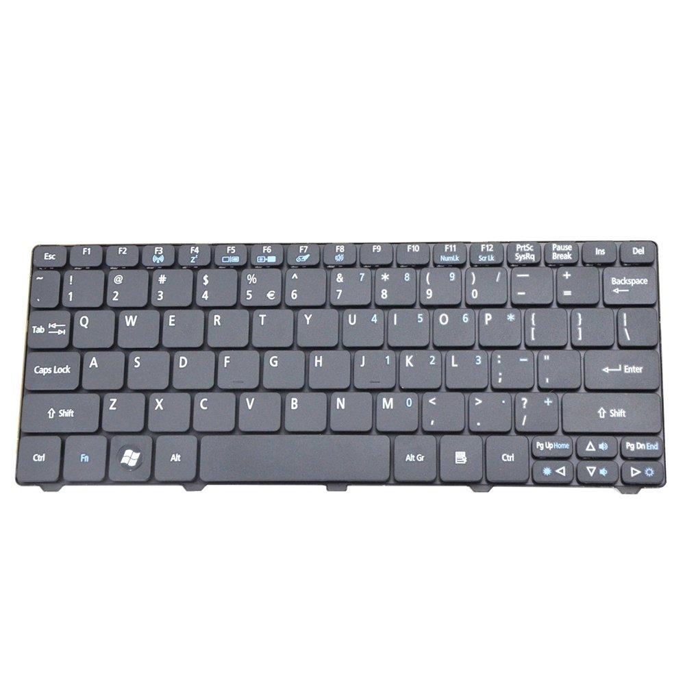 Laptop Keyboard for Acar aspire One D255 D255E D257 D260 D270  532H 533H D270 521 522 NAV50 eM350 Black US Layout. 