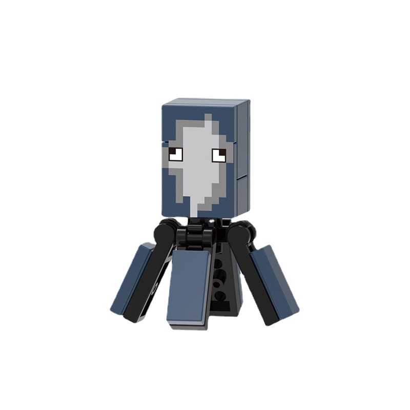 （New）8pc/et Minecraft Figure Building Fox Villager quid Panda Block Brick For Children Gift Toy X0299. 