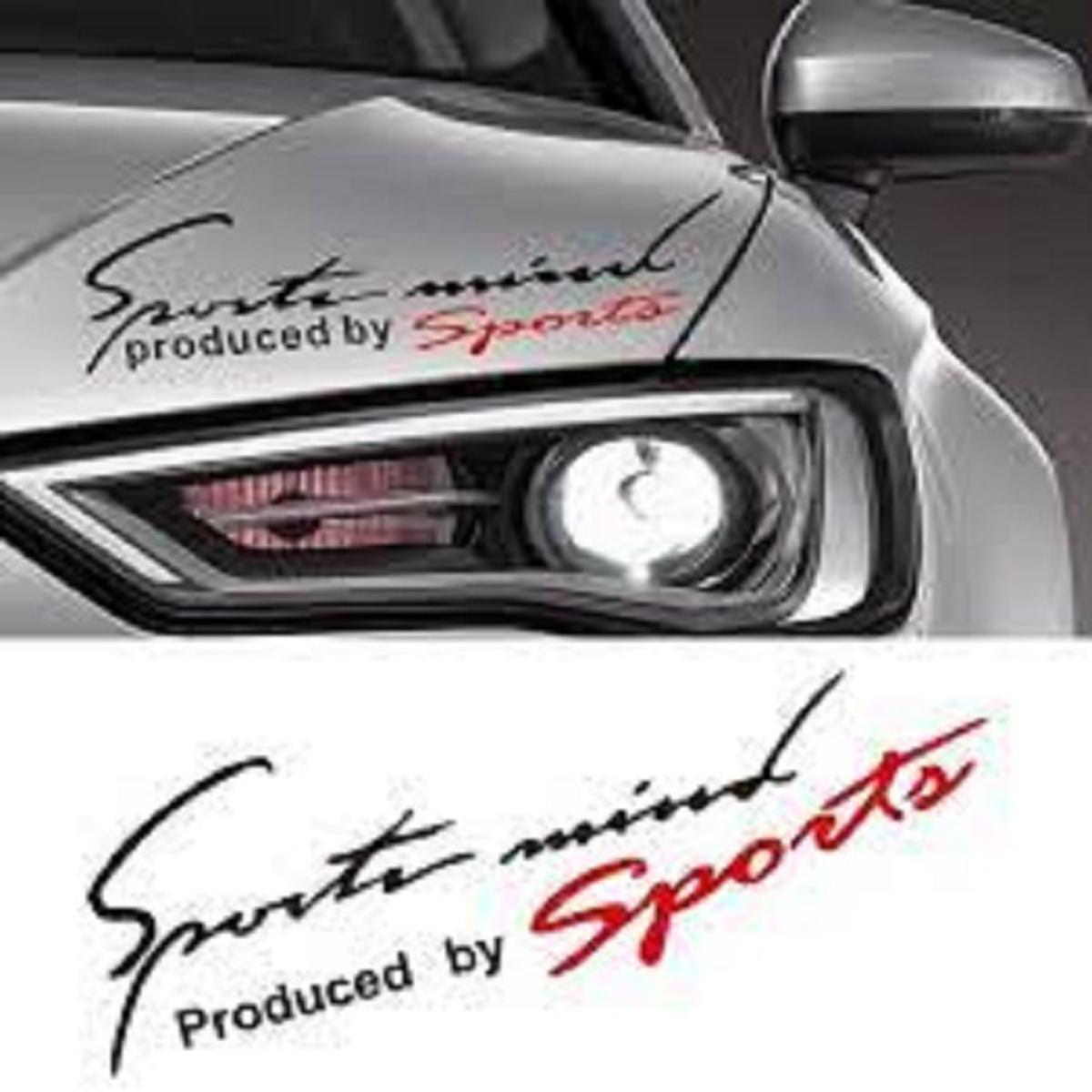 Sports Mind Lights Reflective Auto Car Sticker Decal
