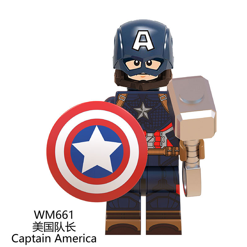 WM6056 Avengers 4 Movie Series Building Block Minifigure Eagle Eye Thor Building Block Children's Toy. 
