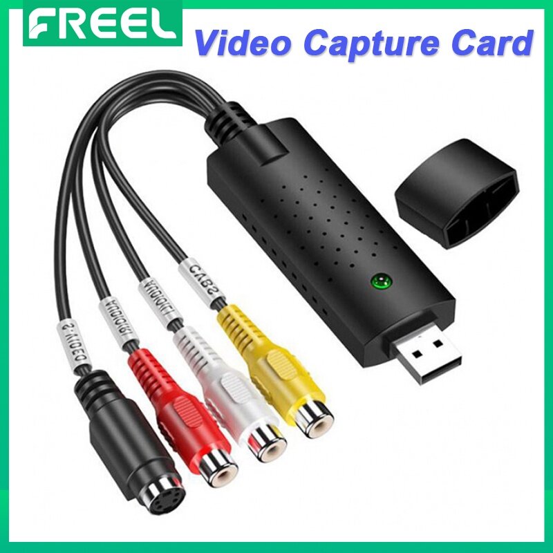 FREEL VHS to Digital Converter USB 2.0 Video Converter Audio Capture