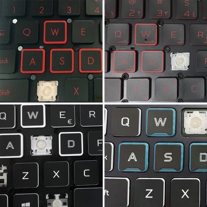 Replacement Keycap Key Cap Rubber pad Scissor Clip Hinge CUP For Acer ONE Aspire Swift FUN Gateway VX15 Nitro5 Laptop Keyboard