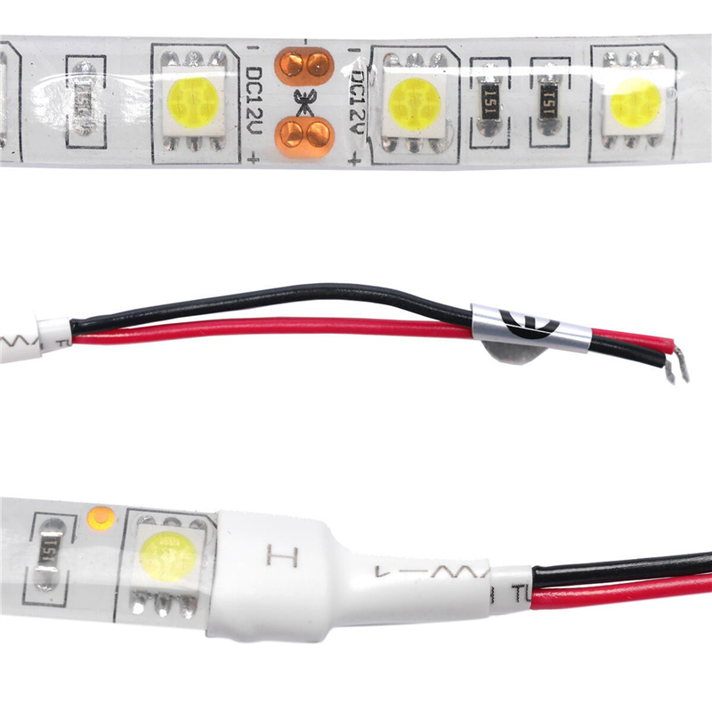 40Pcs 10cm Waterproof Warm White 5050 Led Strip Lights Dc 12V Caravan Boat Car