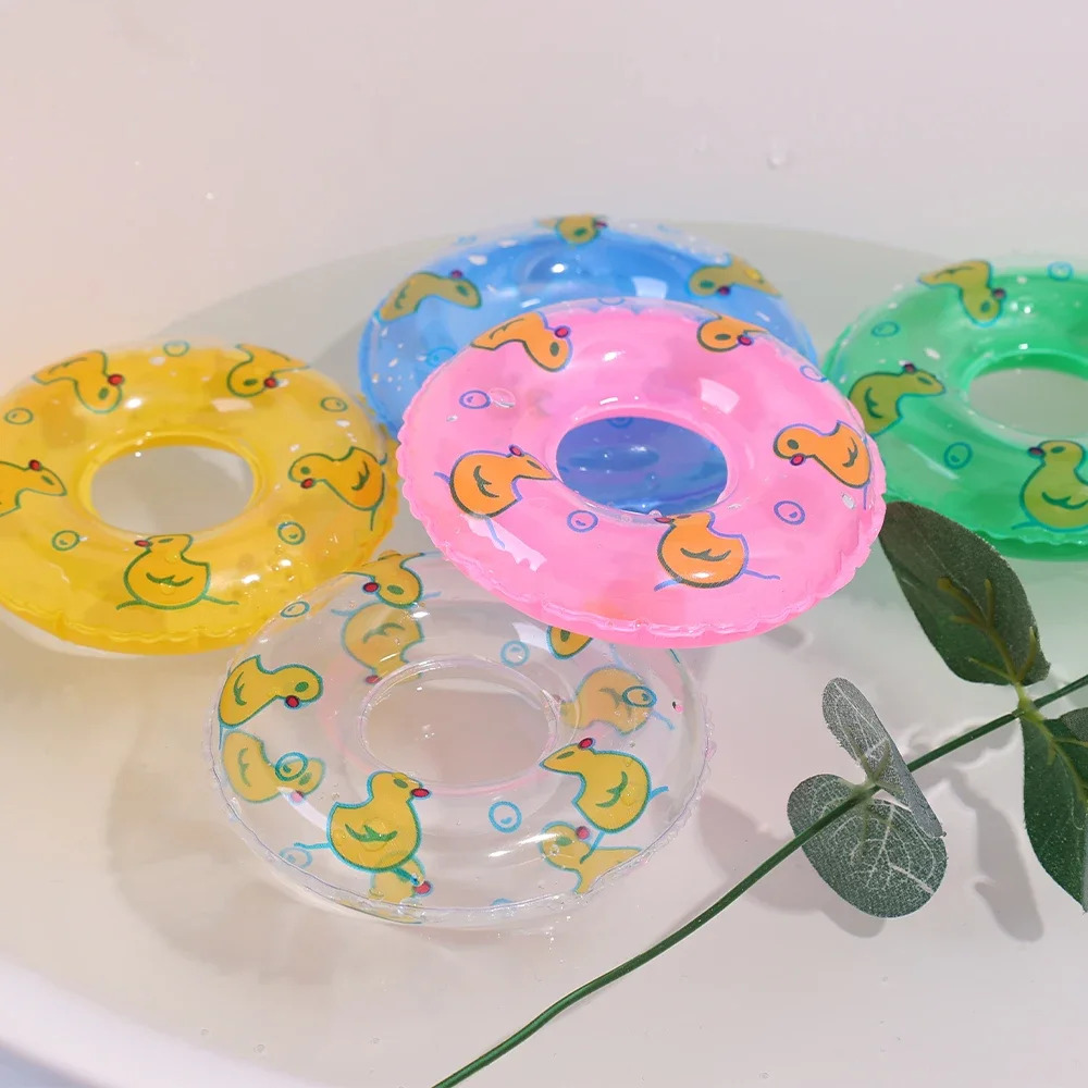 【Yurui】New Kid' Mini wim Ring Bath wimming Pool Float Circle Ring Toy Toy Baby Funny Doll Floating Rubber Game. 