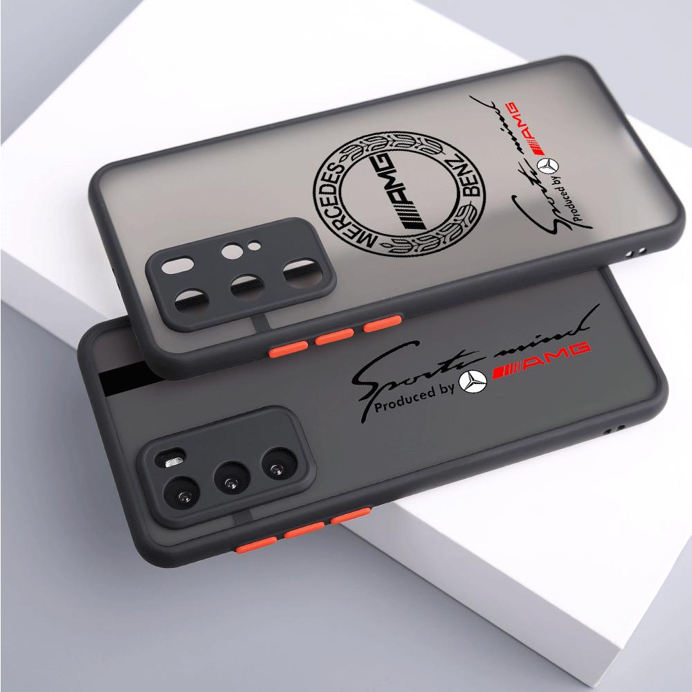 AMG-Dark LOGO Phone Case for Samsung Galaxy A52 A72 A12 A13 A14 A21s A22 A23 A24 A32 A34 A50 A51 A53 A54 A70 A72 A73 5G Cover. 