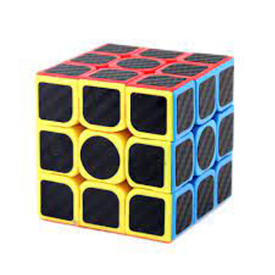 Carbon Fiber Sticker 3x3x3 Magic Cube Professional Speed Cubo Magico Educational Gifts Kids Fingertip Decompression Puzzle Toys. 