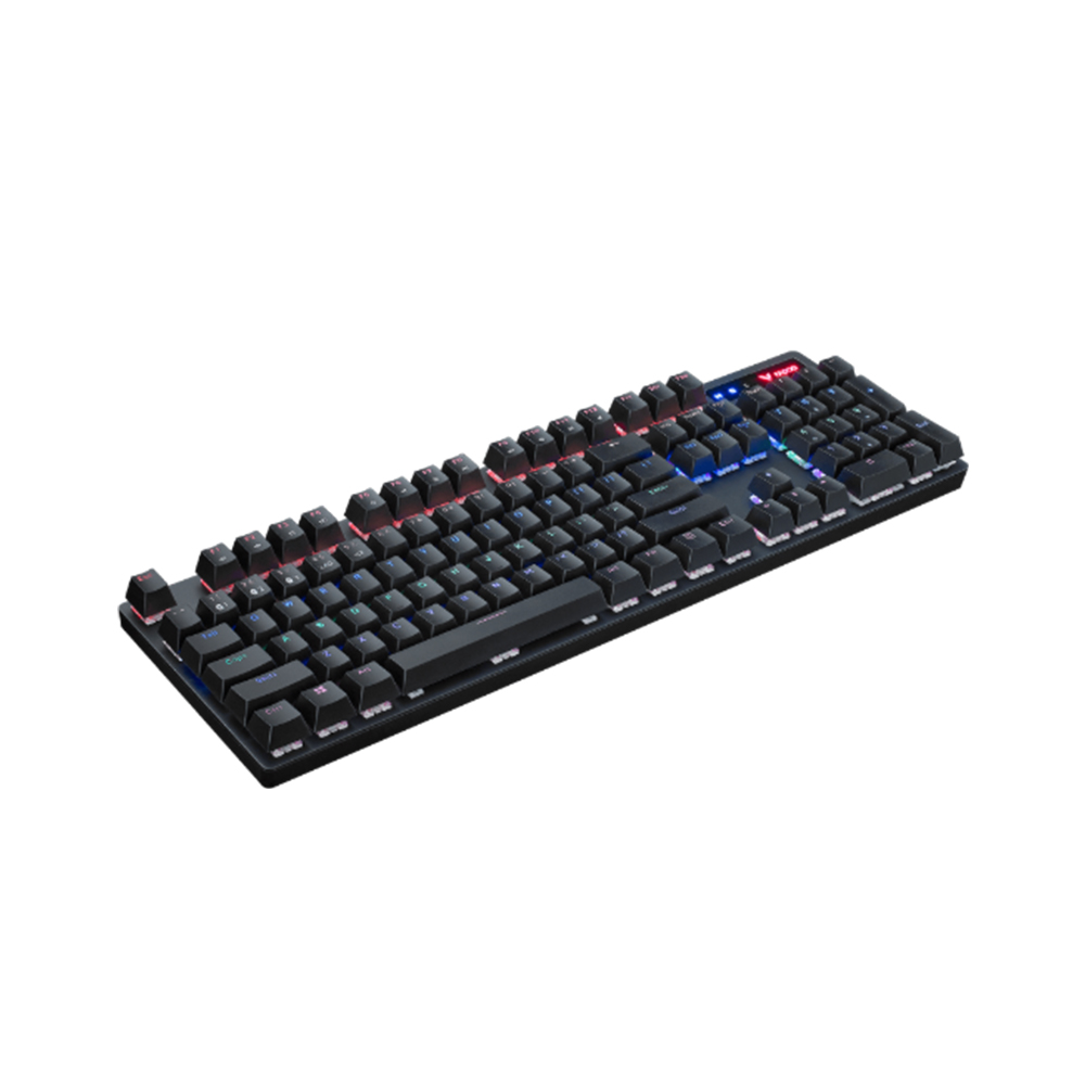 Rapoo VPRO V500PRO-MT Blue Switch Multi-mode Wireless Keyboard Switch Bluetooth 3.0, Bluetooth 5.0, 2.4GHz and wired modes Adjustable backlight Rechargeable battery. 