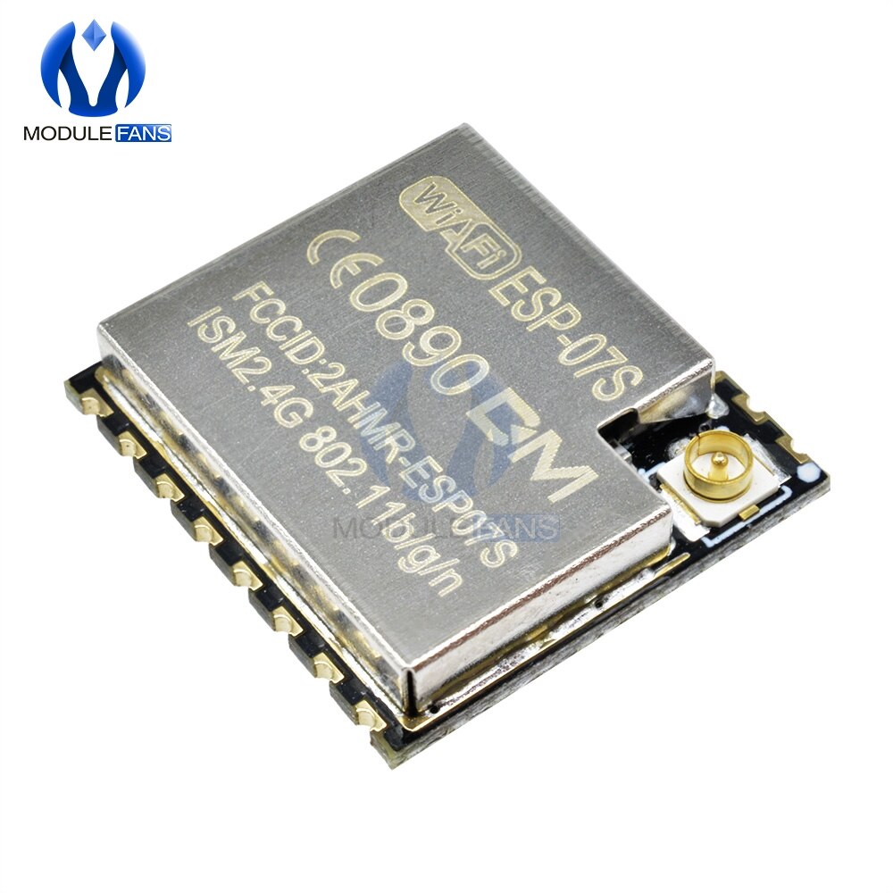 ESP8266 ESP07 ESP-07 ESP-07S Serial To WIFI Module Industrial Grade Wireless High Level Operate 3.3V Power Supply. 