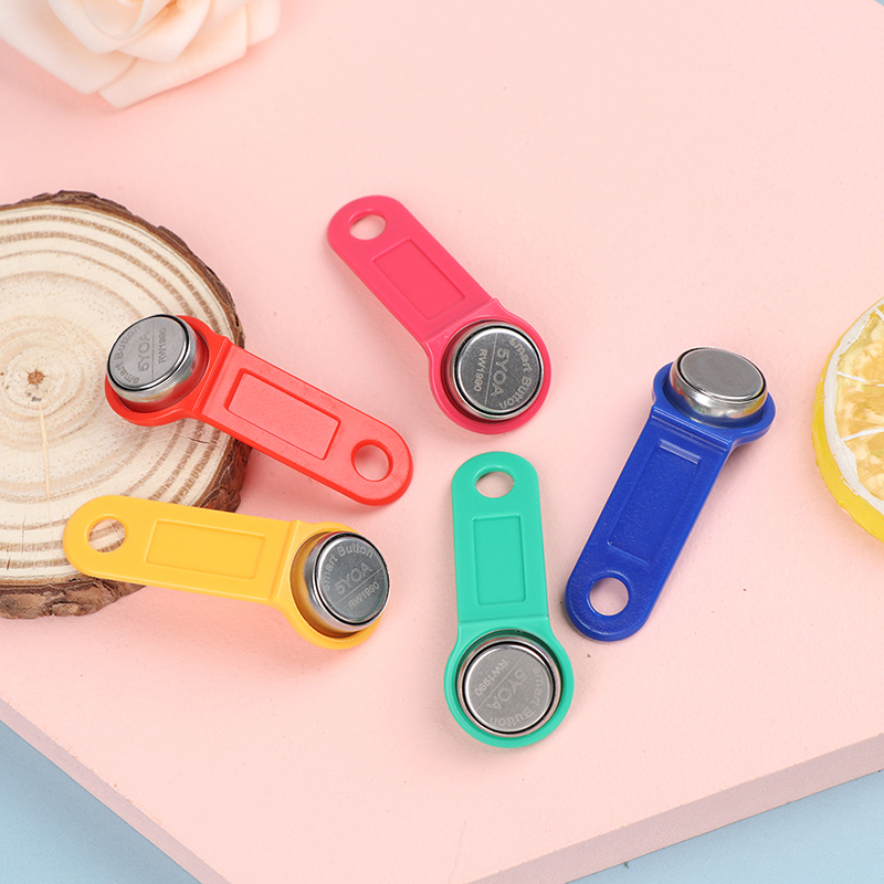 1Pc Plastic Rewritable RFID Touch Memory Key TM Card iButton Copy Card Sauna Key Eatop. 