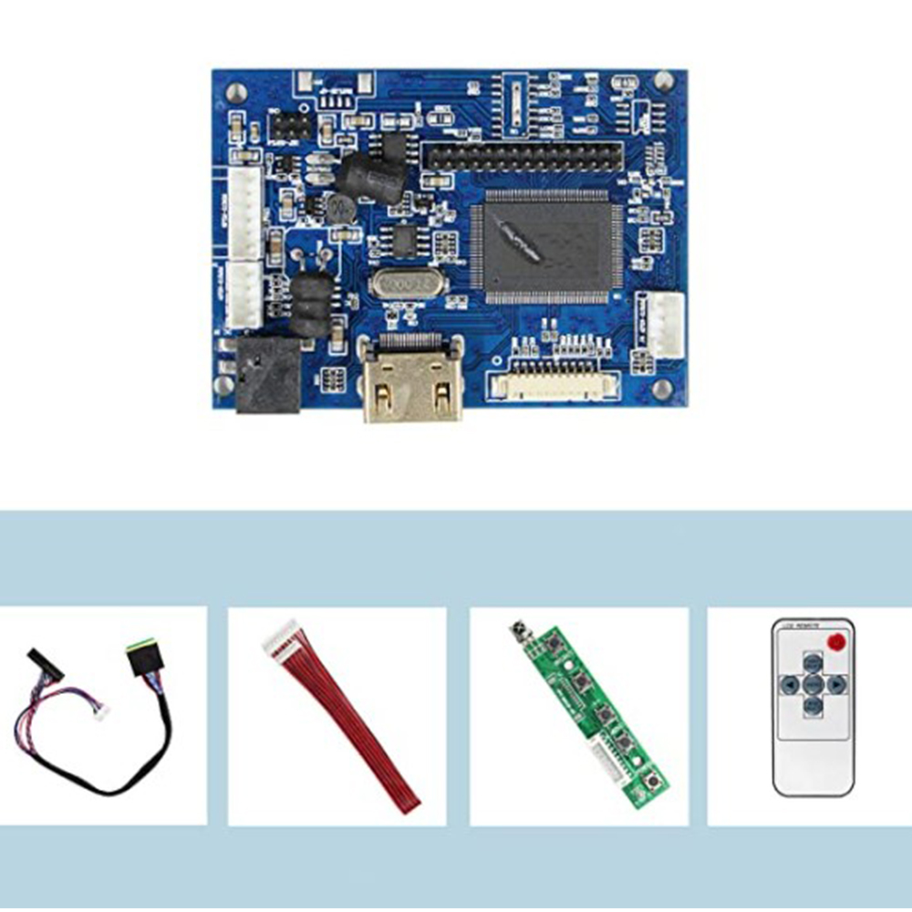 【Fashion】AV LCD Controller Board 15.6Inch B156XW02 LP156WH2 1366X768 with Remote 40Pin Signal Keyboard Cable. 