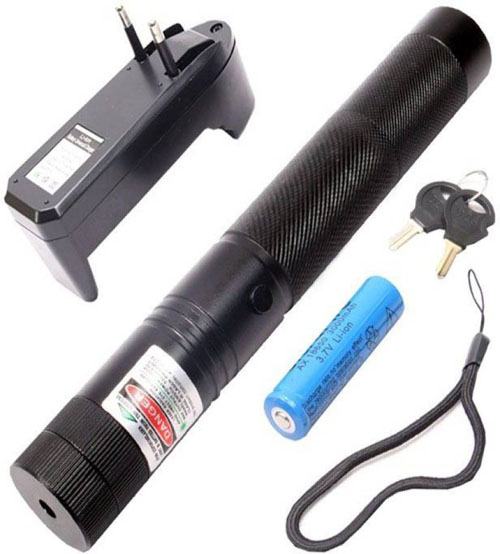 Green Laser Pointer 18650 Battery Rechargeable. 
