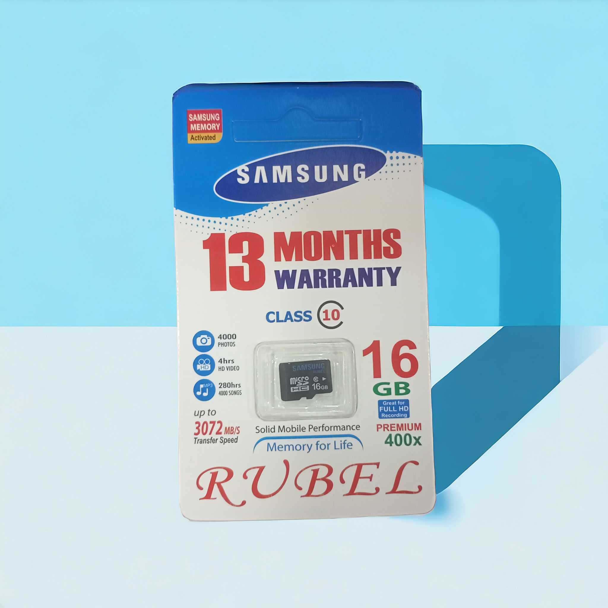 16GB Micro SD Memory Card For Mobile (Memory for Life) PREMIUM 400x. 