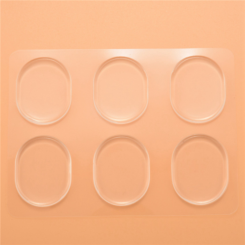 TWEXQNY 54 Pieces Drum Damper Gel Pads Silicone Drums for Drums Tone Control-Clear