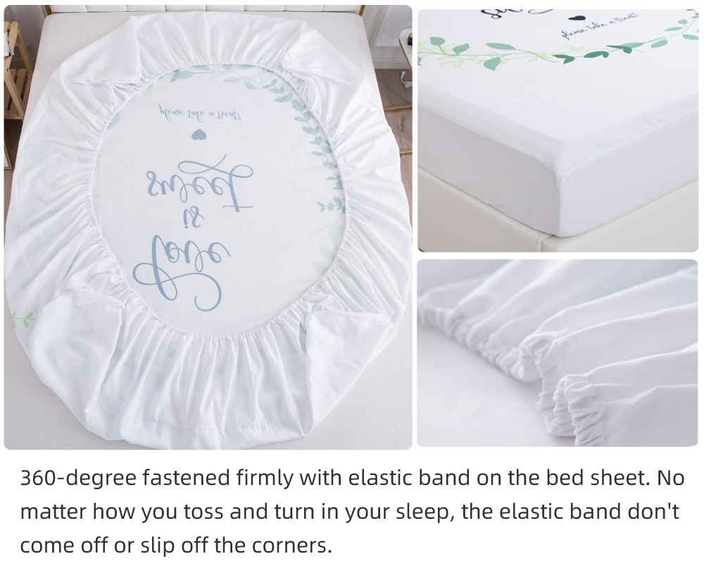 Customize Fitted Sheets Mattress Cover With Elastic Band 3D Bedsheet Linens 200x200 160x200 Bed Sheet Bedding Bohemia. 