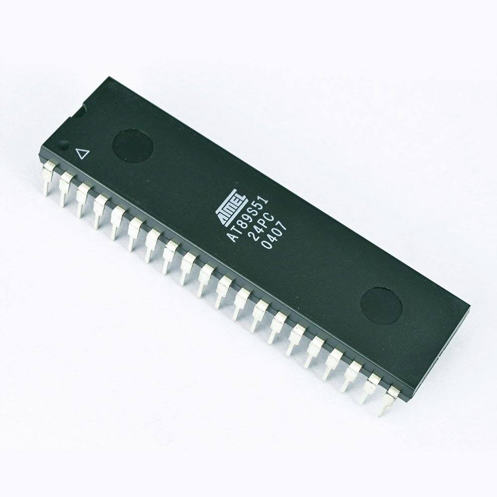 AT89C51 89S51 AT89C51-24PI AT89C51-24PU AT89C51-24PC IC DIP-40 Microcontroller IC 8-Bit 24MHz 4KB Flash Memory Through Hole Integrated Circuits MCU Chip Leads. 