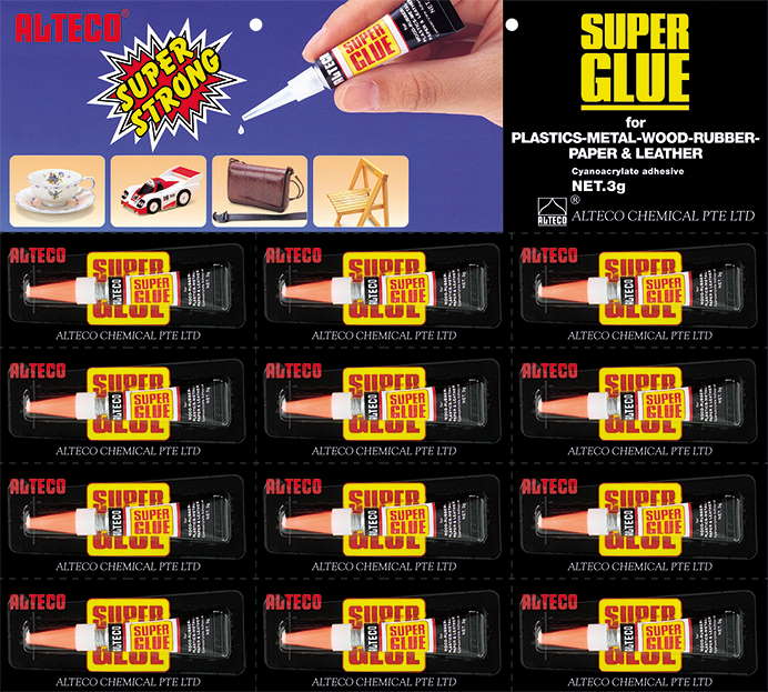 ALTECO Super Glue - 6 Piece (3gm Each) | Daraz.com.bd