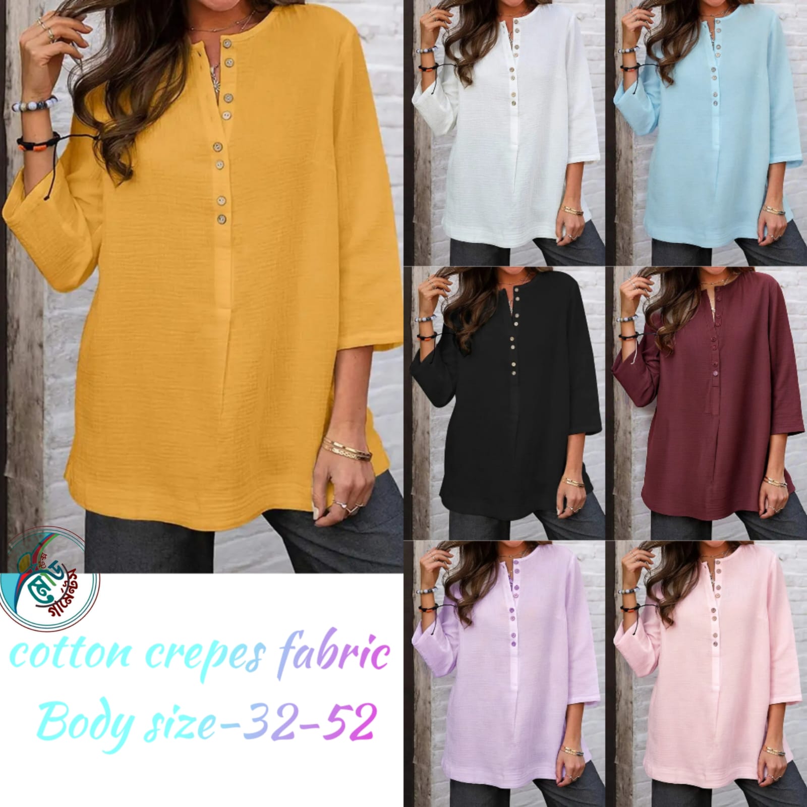 Effortless Style: Women's Oversized O-Neck Cotton Tunic Top