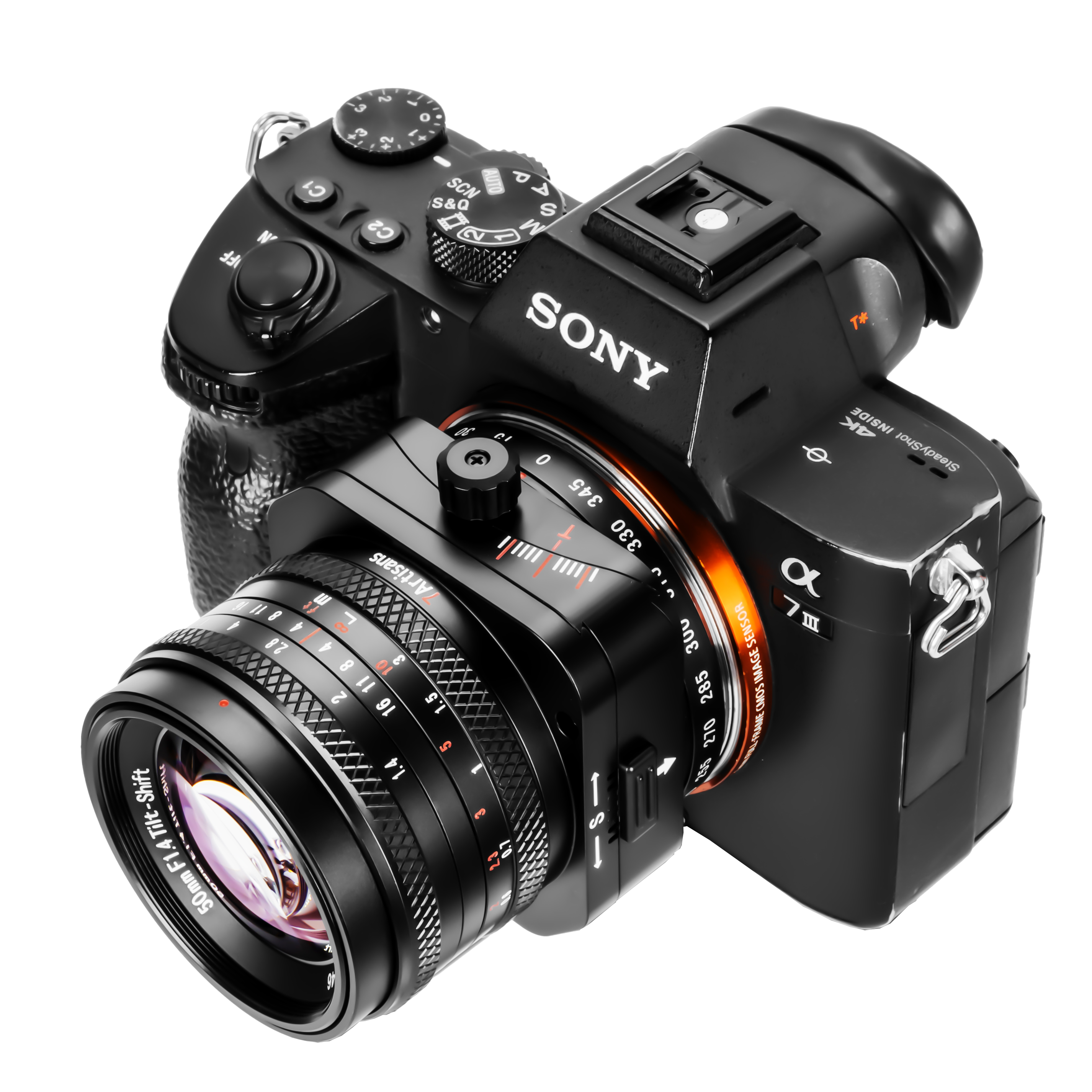 7artisans 50mm F1.4 Tilt-Shift Aps-C Lens 2-In-1 Multi-Function for Sony E,Fuji X,M4/3 Mount Camera. 