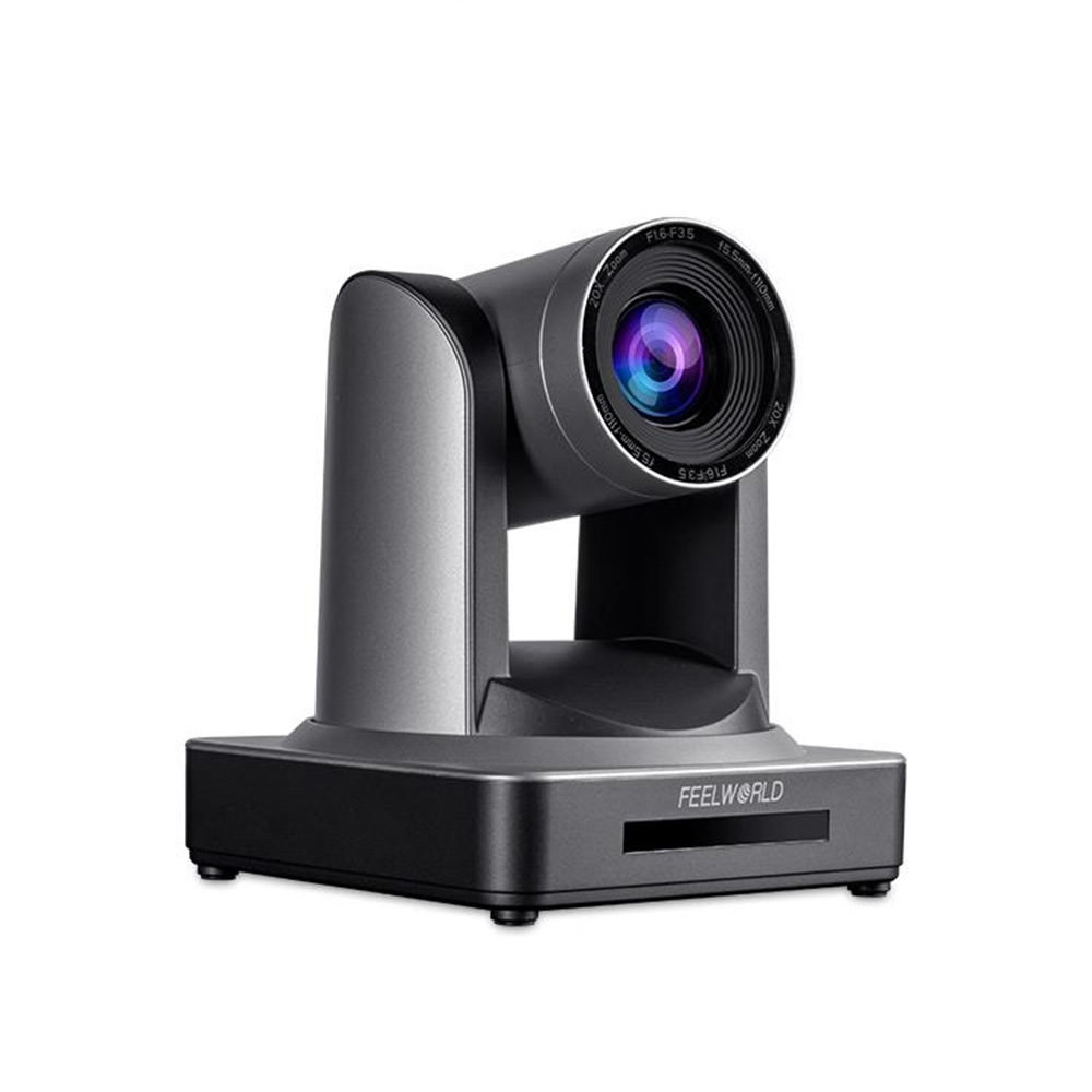 FEELWORLD POE20X Simultaneous 20X Optical Zoom Live Streaming PTZ Camera, EU and US Plug. 