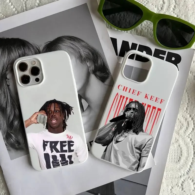 Chief Keef Rapper Phone Case Candy Color for iPhone 14 11 12 13 mini pro MAX Plus