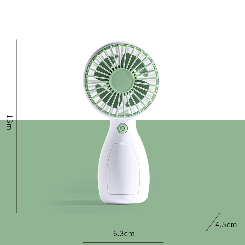 2024 New Mini Big Wind Power Handheld Small Fan Fan USB Charging Kids Cute Portable Desktop Foreign Trade