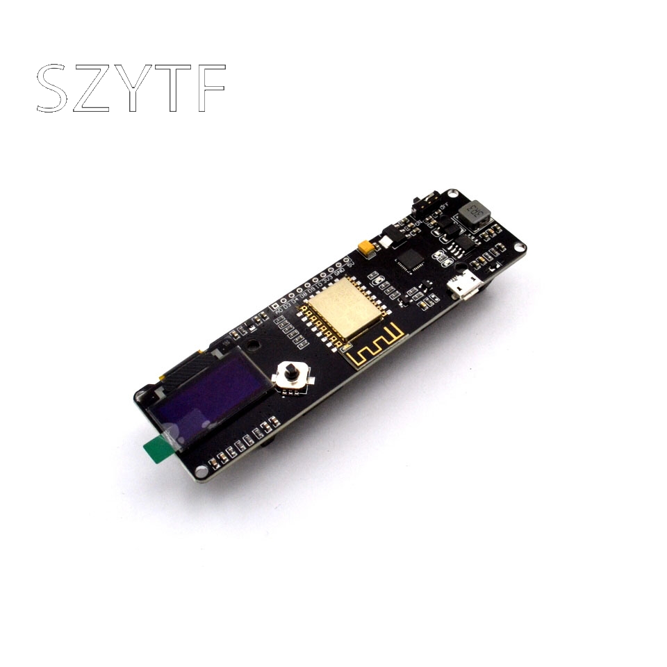 ESP8266 NODEMCU with 0.96 OLED extended temperature and humidity development board weather station wIFI attack