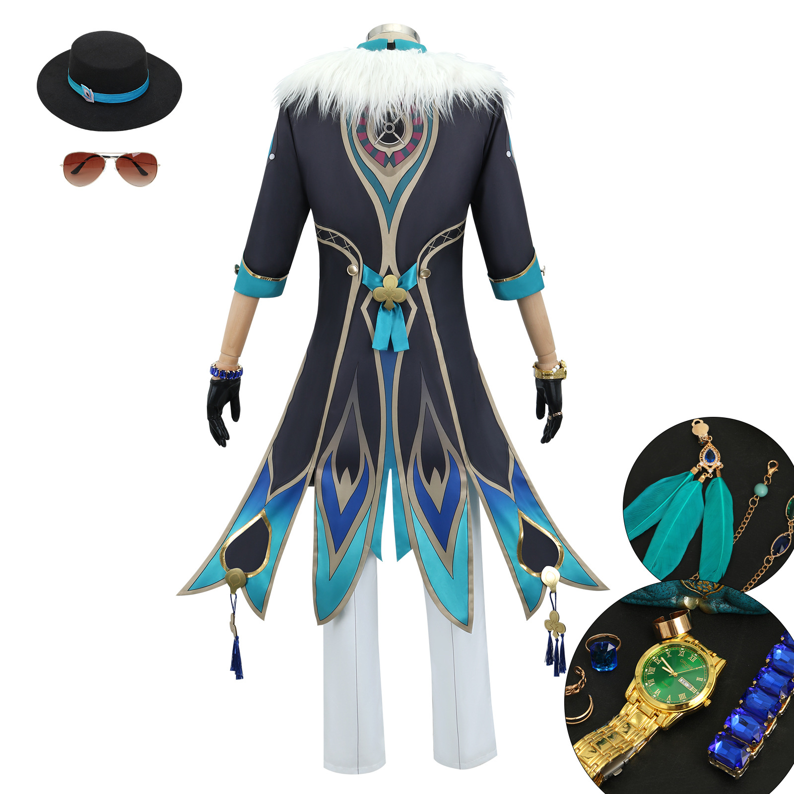 Wanderer Collapse Star Railway cos suit placer cosplay costume two-dimensional animation game role play. 