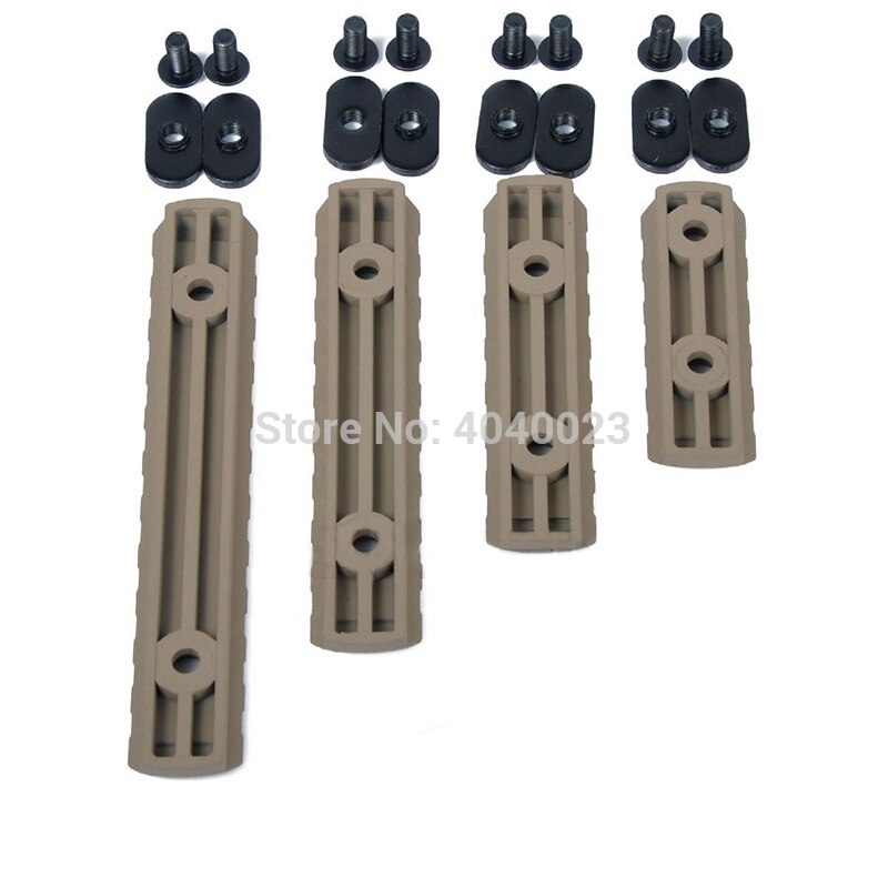 【happy one】MP Handguard Accessories Polymer Picatinny Rail Set For Quad Rail L5 L4 L3 L2 Size. 