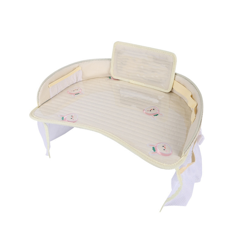 Children'S Car Seat Tray, Foldable Waterproof Car Table,