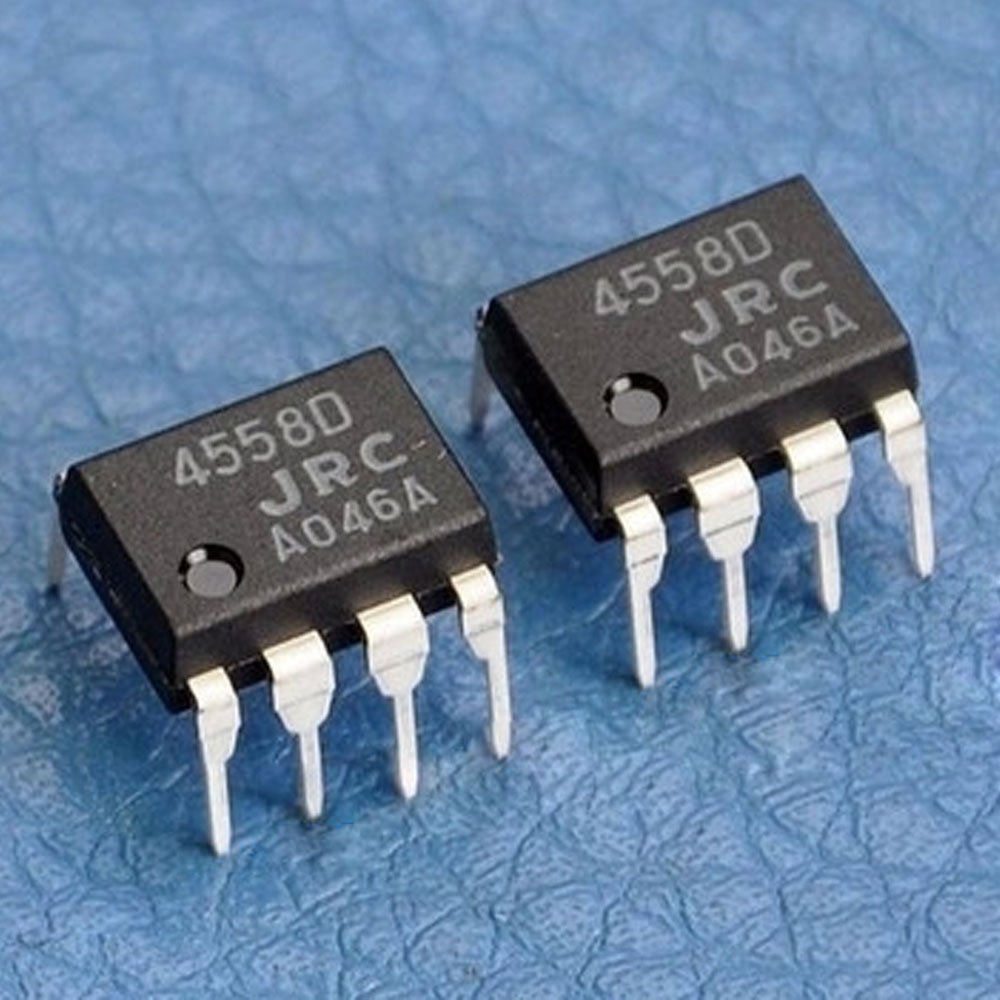 3Pcs-CHINESE 4558 IC 4558D IC Circuit DIP OPAMP JRC4558 JRC4558D Operational Amplifiers 8 Pin Leads. 