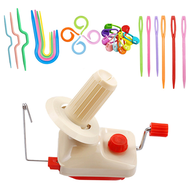 Winding Machine Knitting Machine Handheld Yarn Winder Fiber String Line Ball Winding Manual Wool Winder Durable